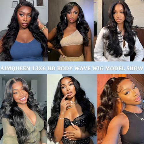 Trilumity 13X6 200 Density 12A Body Wave 100% Human Hair - Natural Color Hair Replacement Wig