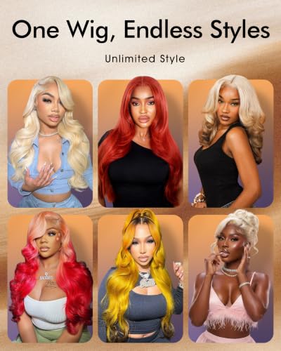 Trilumity 613 13X6 200 Body Wave Human Hair - Natural Black Hair Replacement Wig