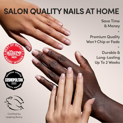 Trilumity Pearly Please Super White Extra Short Almond Soft Gel - White Press On Nails