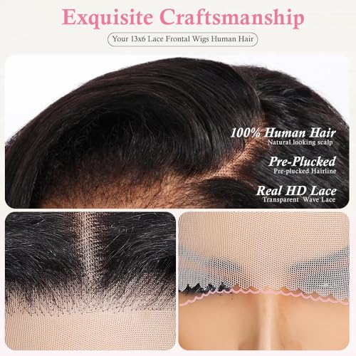 Trilumity Burmese 13X6 250 Density Curly Human Hair - Natural Color Hair Replacement Wig