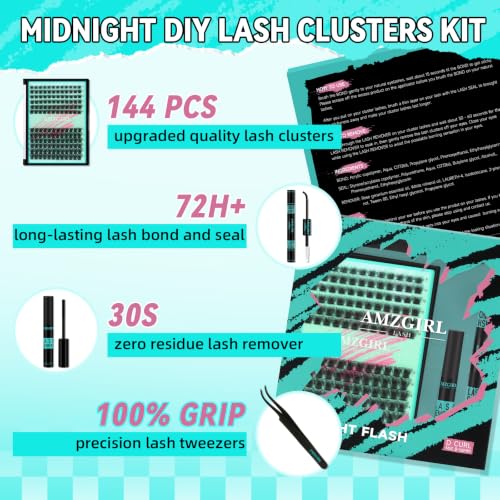 Trilumity Lash Midnight Lash Cat Eye Faux Mink Fiber - Black False Lashes