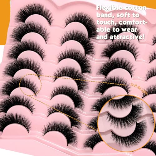 Trilumity Cat Eye Look Cat Eye Faux Mink - Black False Lashes