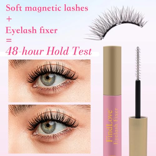 Trilumity Magnetic With Applicator Kit Magnetic Faux Mink Fiber - Black False Lashes