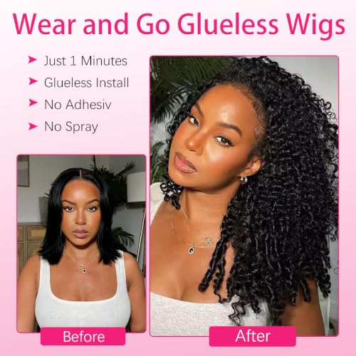 Trilumity Burmese Half For Curly Human Hair - Natural Black Hair Replacement Wig