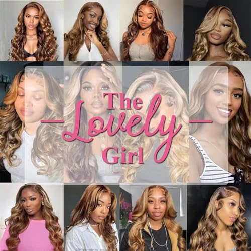 Trilumity Honey Blonde 13X6 Hd Body Wave Human Hair - Honey Blonde Hair Replacement Wig