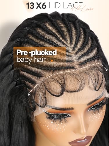 Trilumity 13X6 Light Yaki Curly 100% Human Hair - Natural Black Hair Replacement Wig