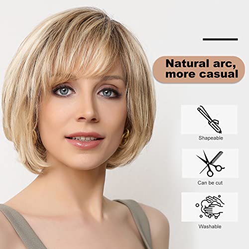 Trilumity Hand Tied 100% Deep Wave 100% Human Hair - Brown Hair Replacement Wig