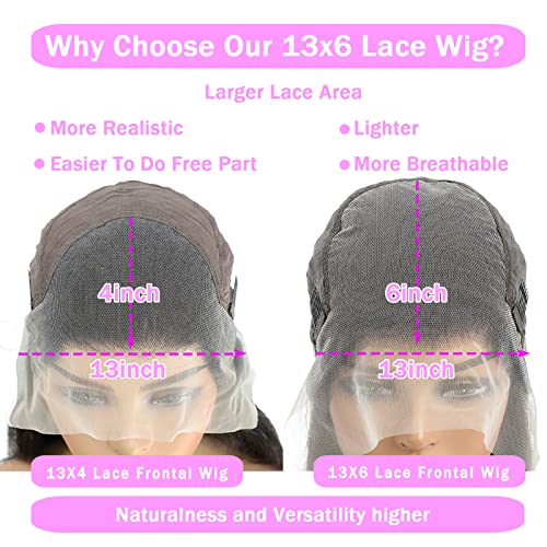 Trilumity 13X6 180 Density Straight Human Hair - Natural Black Hair Replacement Wig