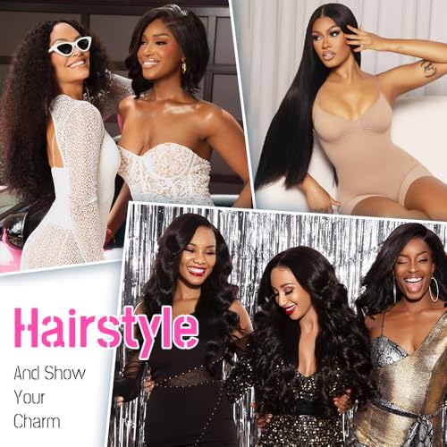 Trilumity 13X6 For Women 10A Body Wave Human Hair - Natural Black Hair Replacement Wig