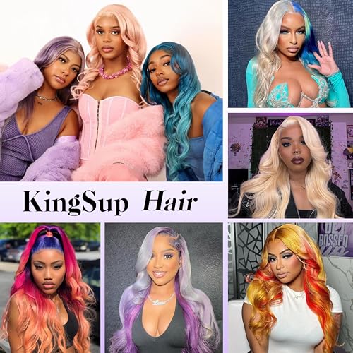 Trilumity 613 13X6 250 Density Body Wave 100% Human Hair - Natural Black Hair Replacement Wig