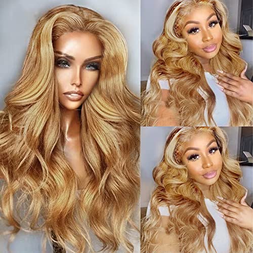 Trilumity Honey Blonde 13X6 Body Wave Human Hair - Honey Blonde Hair Replacement Wig