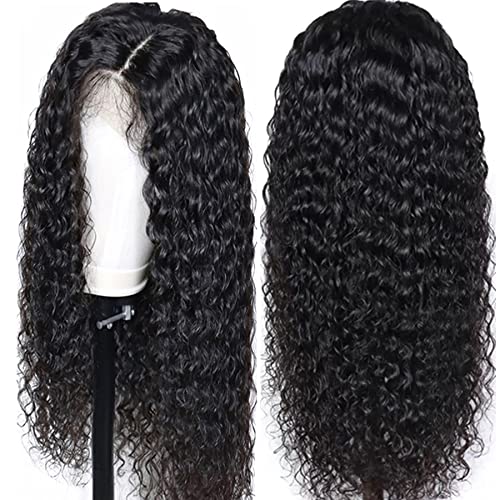 Trilumity 13X4 Wet And Wavy Deep Wave Human Hair - Natural Black Hair Replacement Wig