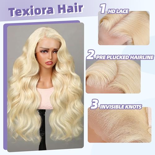Trilumity 613 200 Density Blonde Body Wave Brazilian Virgin Hair - Natural Black Hair Replacement Wig