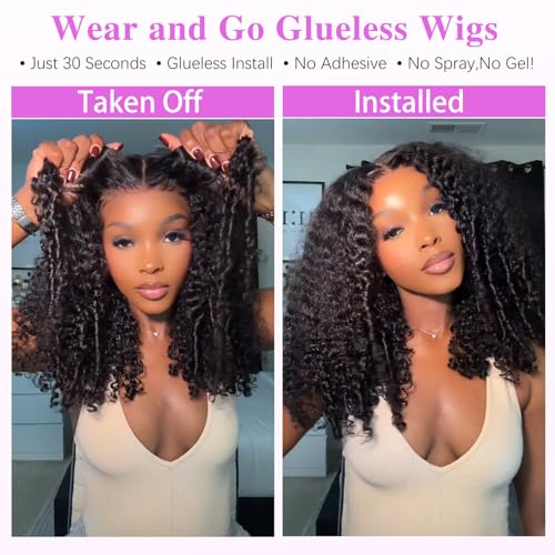 Trilumity 7X6 Burmese Glueless Curly Human Hair - Natural Color Hair Replacement Wig