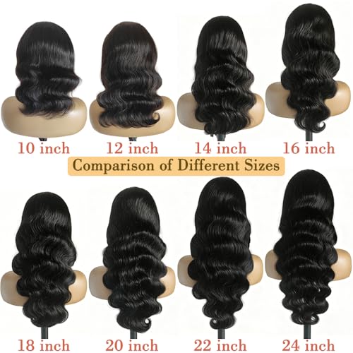 Trilumity Headband Glueless Headband For Body Wave Brazilian Virgin Hair - Natural Black Hair Replacement Wig