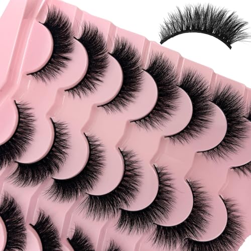 Trilumity Cat Eye Look Cat Eye Faux Mink - Black False Lashes