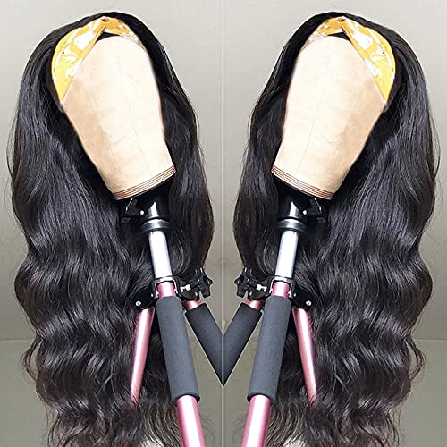 Trilumity Headband For Body Wave Human Hair - Natural Color Hair Replacement Wig