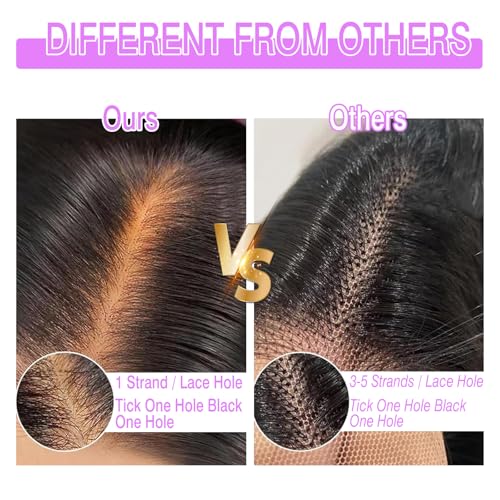 Trilumity 13X6 Wet And Wavy Deep Wave Brazilian Virgin Hair - Natural Black Hair Replacement Wig