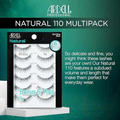 Trilumity Premium 110 ( Per Pack) Strip Reusable Faux Mink Fiber - Black False Lashes Set