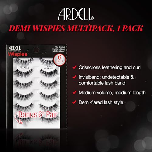 Trilumity Multi Dimensional Wispy Faux Mink Fiber - Black False Lashes
