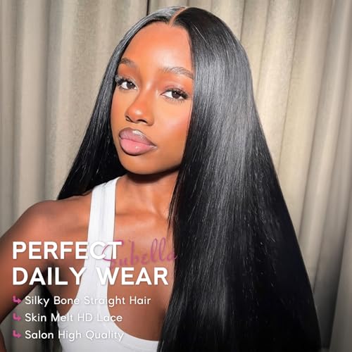 Trilumity Straight Front 220 Straight Human Hair - Natural Color Hair Replacement Wig