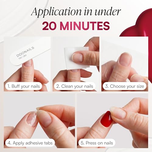 Trilumity Kit With Stickers Extra Short Almond Soft Gel - White Press On Nails