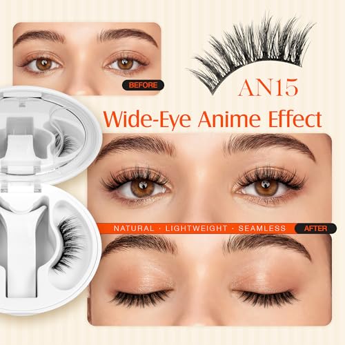 Trilumity Upgrade Magnetic With Cluster Faux Mink Fiber - Black False Lashes