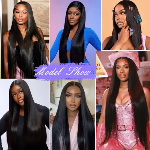 Trilumity 13X6 Straight Straight 13X6 Straight 100% Human Hair - Natural Color Hair Replacement Wig