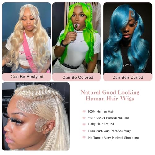 Trilumity 613 13X5 Straight Human Hair - Natural Black Hair Replacement Wig