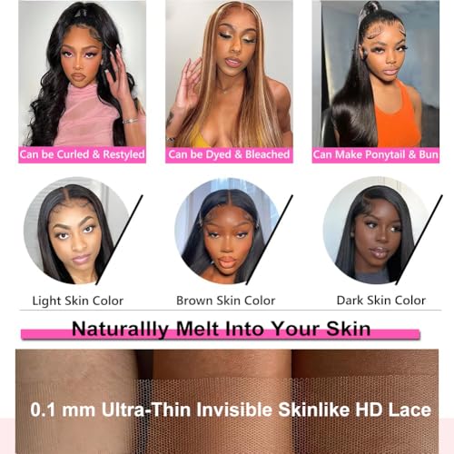 Trilumity 2 Year Straight 100% Human Hair - Natural Black Hair Replacement Wig