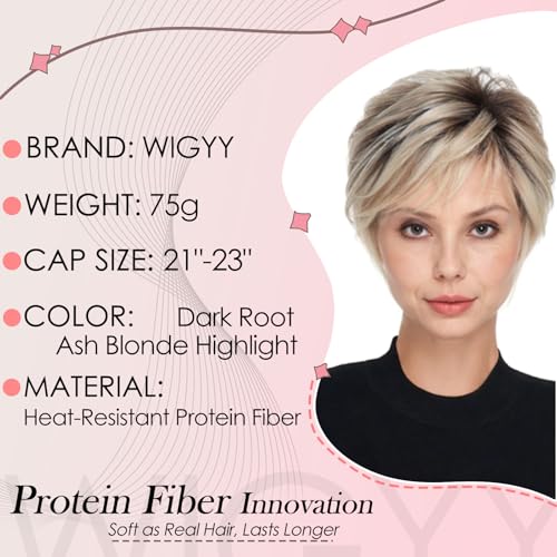 Trilumity Short Pixie For Curly Synthetic Fiber - Natural Black Hair Replacement Wig