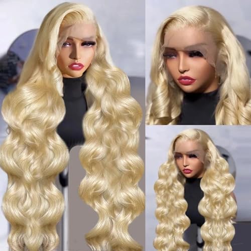 Trilumity 613 Blonde 13X6 613 Body Wave Human Hair - 613 Blonde Hair Replacement Wig