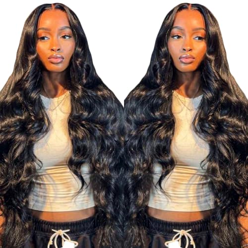 Trilumity 5X5 Glueless Pre Body Wave Human Hair - Natural Black Hair Replacement Wig