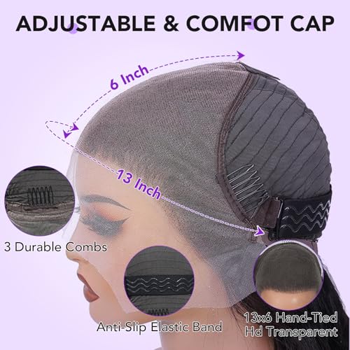 Trilumity Burmese 250 Density 13X6 Curly Human Hair - Natural Black Hair Replacement Wig
