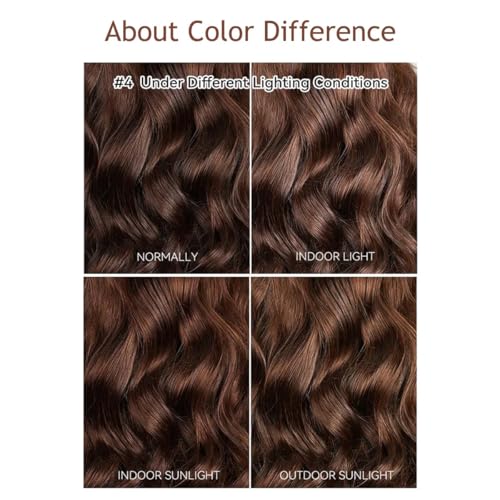 Trilumity Chocolate Brown 13X4 Body Wave Brazilian Virgin Hair - Brown Hair Replacement Wig