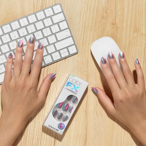 Trilumity Fly Short Oval Gel - Nude Pink Press On Nails