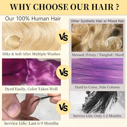 Trilumity 613 13X6 100% Body Wave Human Hair - 613 Blonde Hair Replacement Wig