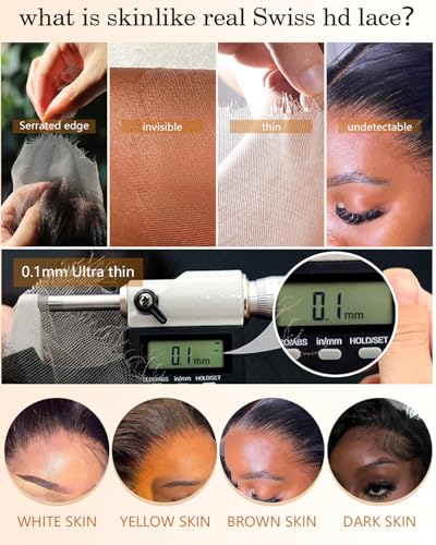 Trilumity Skinlike 5X5 Closure Glueless Body Wave Human Hair - Natural Black Hair Replacement Wig