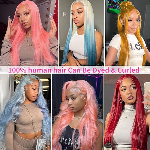 Trilumity 613 13X4 Blonde Straight Human Hair - Natural Black Hair Replacement Wig