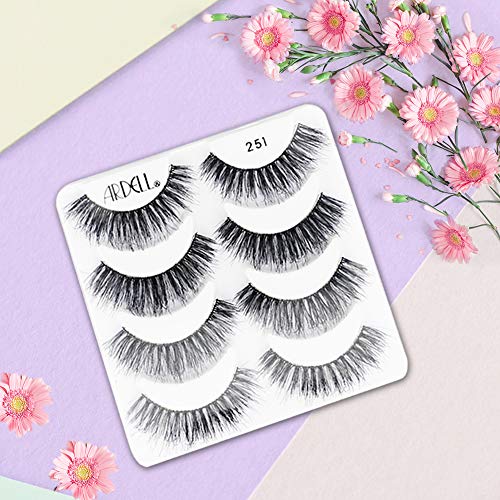 Trilumity Mega Volume 251 Strip Faux Mink Fiber - Black False Lashes