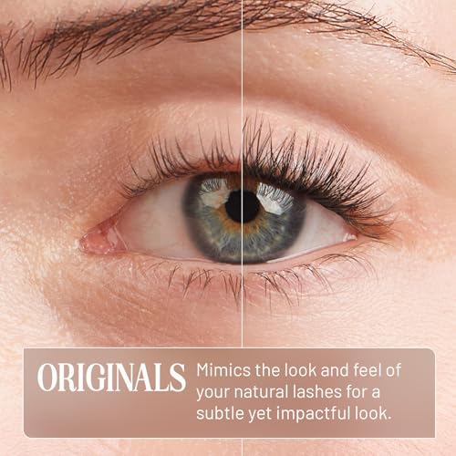 Trilumity Faux Cat Eye Faux Mink Fiber - Black False Lashes