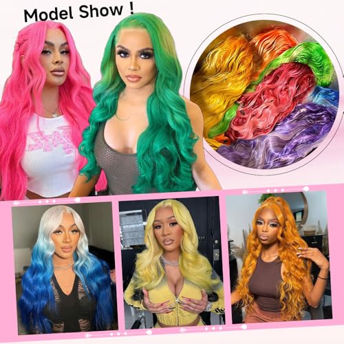 Trilumity 613 250 Density Blonde Body Wave Human Hair - 613 Blonde Hair Replacement Wig