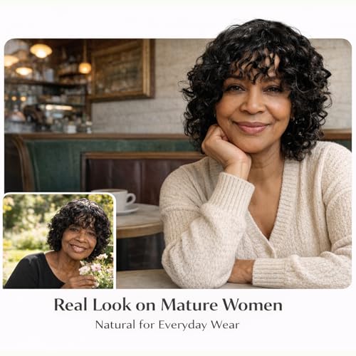 Trilumity Glueless Short Water With Water Wave Human Hair - Natural Black Hair Replacement Wig