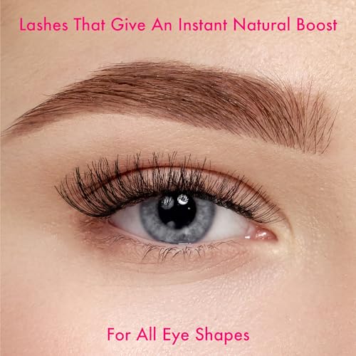 Trilumity Natural Faux Mink Fiber - Black False Lashes