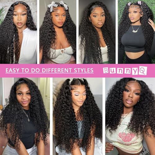 Trilumity Water 13X6 Front Pre Body Wave Human Hair - Natural Black Hair Replacement Wig