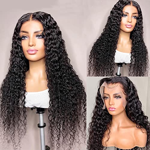 Trilumity Water 13X6 Hd Water Wave Human Hair - Natural Color Hair Replacement Wig