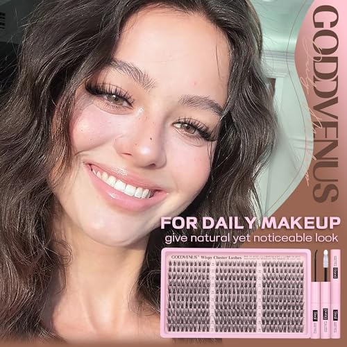 Trilumity Natural Wispy Extension Kit Wispy Faux Mink Fiber - Black False Lashes