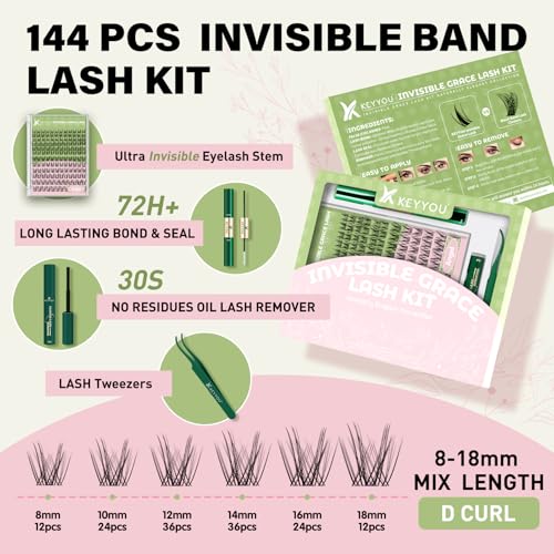Trilumity Angel Lash Clusters Wispy Faux Mink Fiber - Black False Lashes