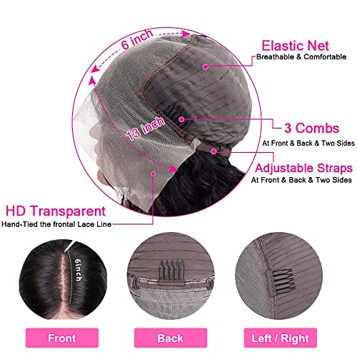 Trilumity Bob 13X6 Front Straight Straight Human Hair - Natural Black Hair Replacement Wig
