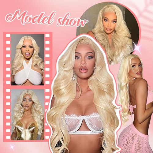 Trilumity 613 13X6 Hd Transparent Body Wave Brazilian Virgin Hair - Natural Black Hair Replacement Wig
